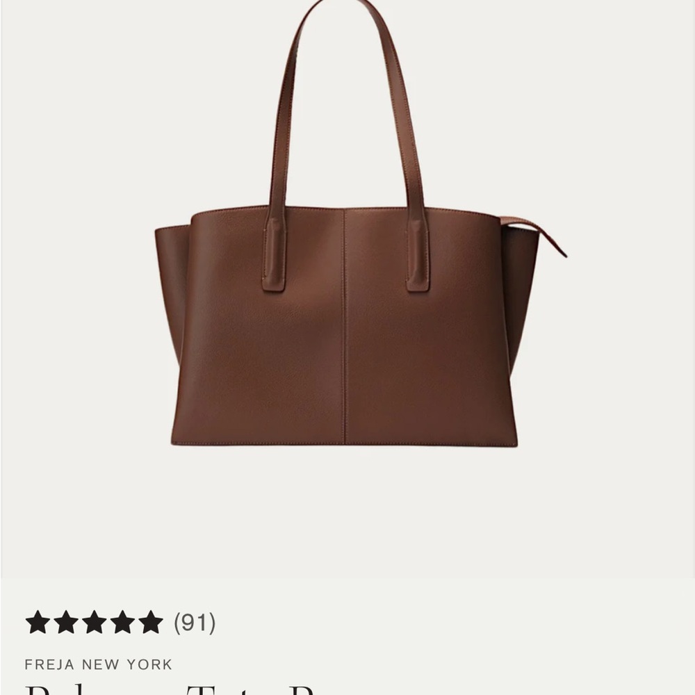 Freja New York Paloma Tote in Pecan